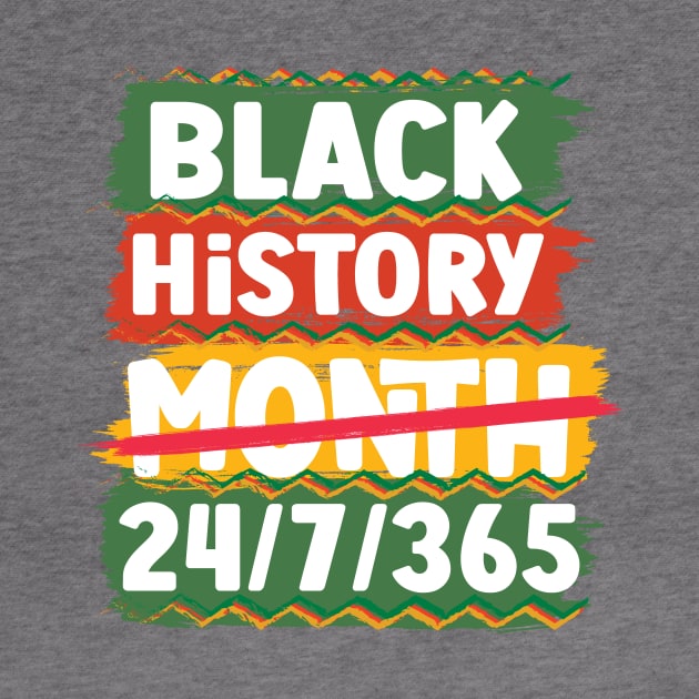 Black History Month 24/7/365 Black men African American by hs studio